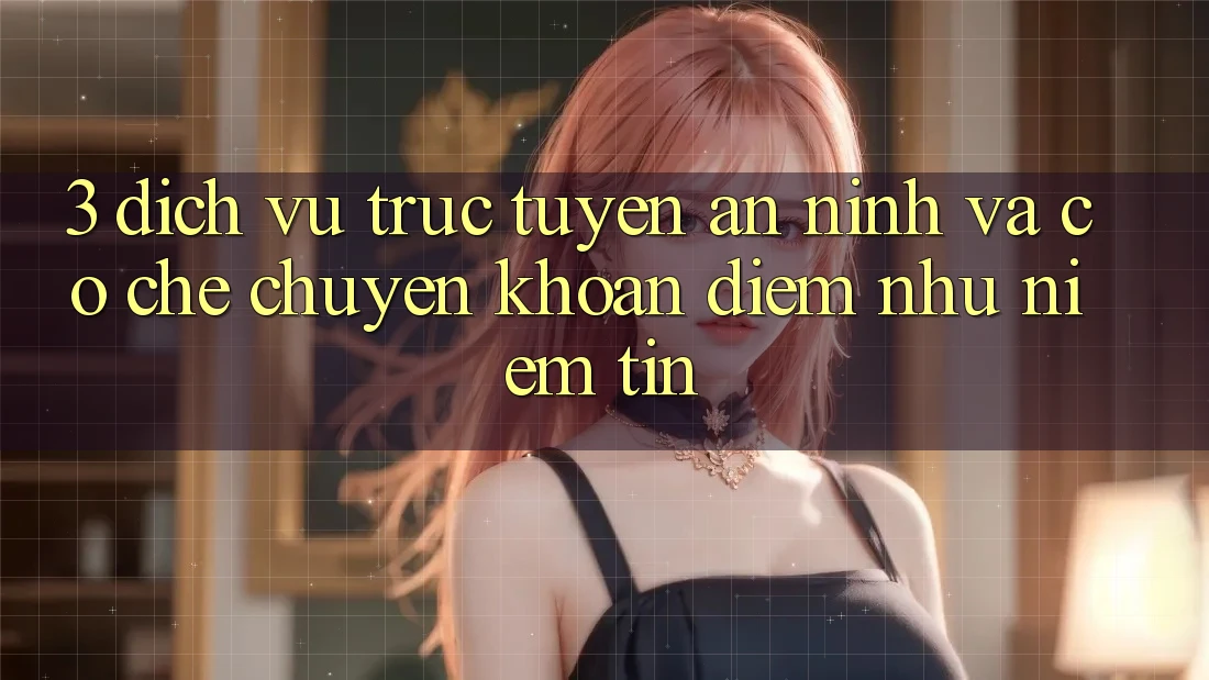 3. Dịch vụ trực tuyến An ninh Và Cơ Chế Chuyển khoản: Điểm Như Niềm Tin