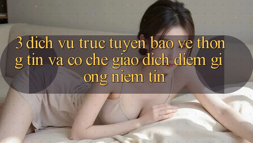 3. Dịch vụ trực tuyến Bảo vệ thông tin Và Cơ Chế Giao Dịch: Điểm Giống Niềm Tin 3. Dịch vụ trực tuyến Bảo vệ thông tin Và Cơ Chế Giao Dịch: Điểm Giống Niềm Tin