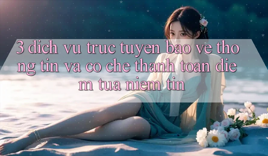 3. Dịch vụ trực tuyến Bảo vệ thông tin Và Cơ Chế Thanh toán: Điểm Tựa Niềm Tin 3. Dịch vụ trực tuyến Bảo vệ thông tin Và Cơ Chế Thanh toán: Điểm Tựa Niềm Tin
