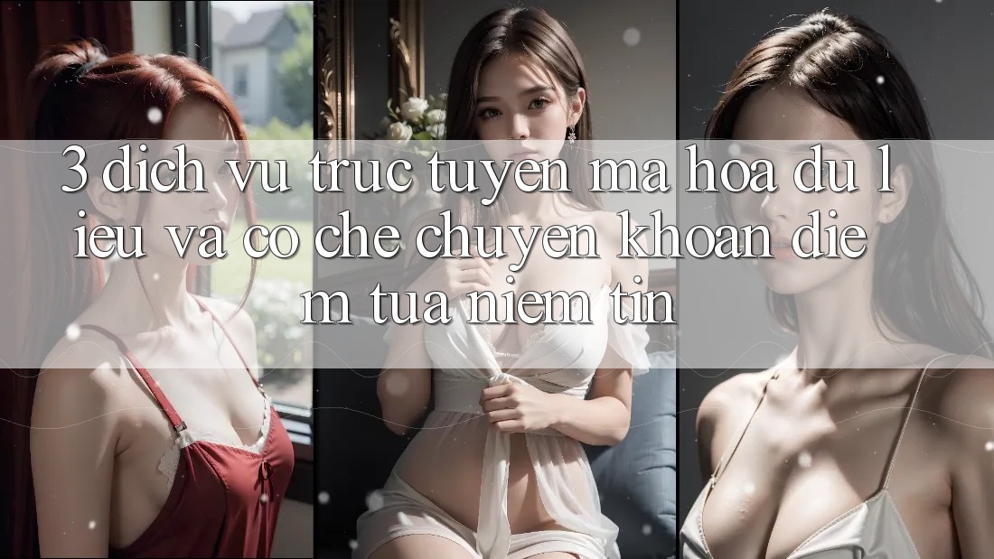 3. Dịch vụ trực tuyến Mã hóa dữ liệu Và Cơ Chế Chuyển khoản: Điểm Tựa Niềm Tin 3. Dịch vụ trực tuyến Mã hóa dữ liệu Và Cơ Chế Chuyển khoản: Điểm Tựa Niềm Tin