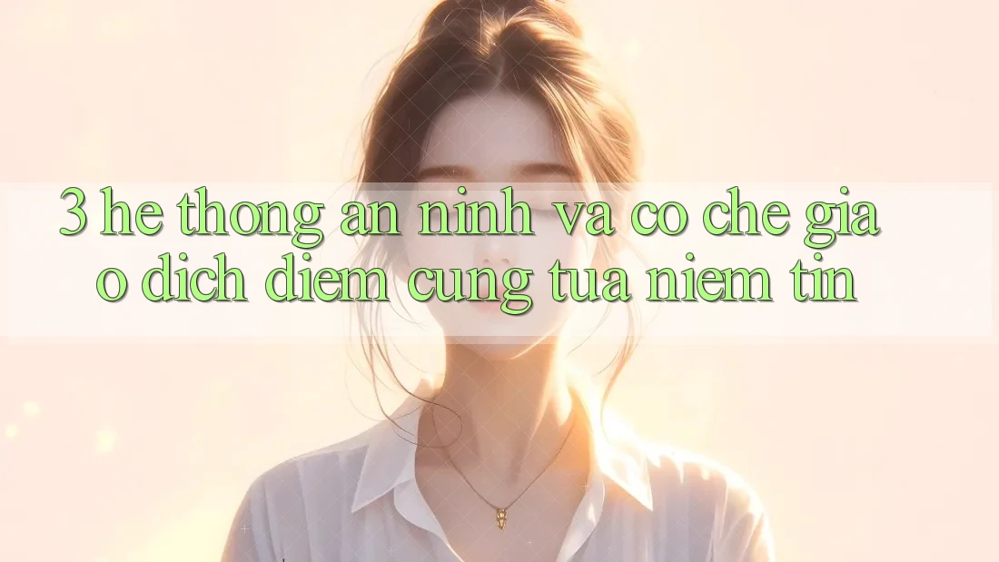 3. Hệ Thống An ninh Và Cơ Chế Giao Dịch: Điểm Cũng tựa Niềm Tin