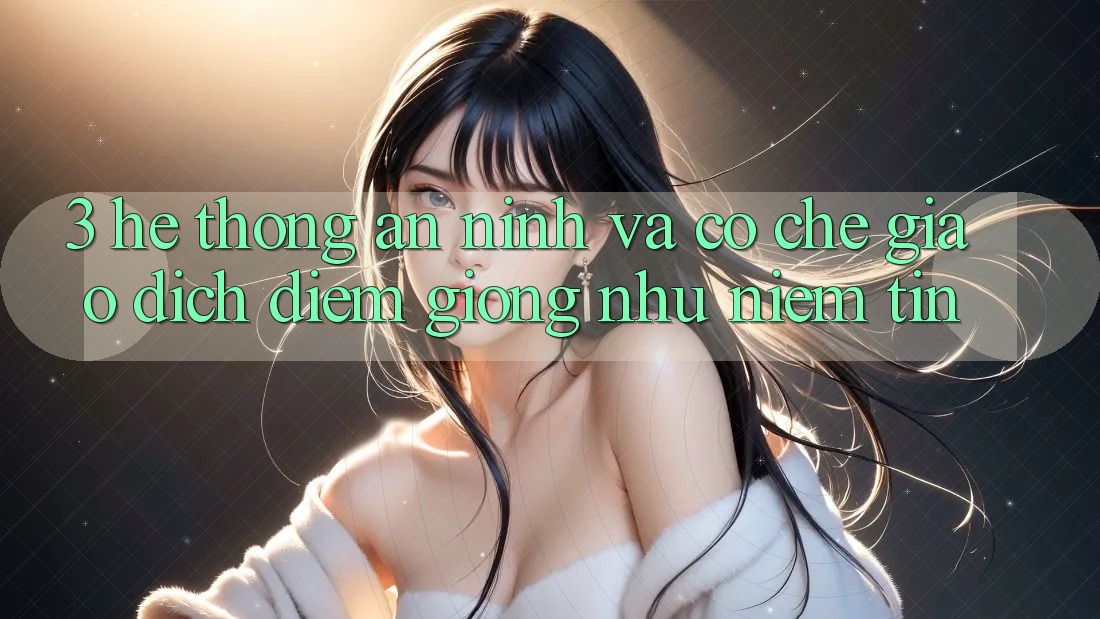 3. Hệ Thống An ninh Và Cơ Chế Giao Dịch: Điểm Giống như Niềm Tin 3. Hệ Thống An ninh Và Cơ Chế Giao Dịch: Điểm Giống như Niềm Tin