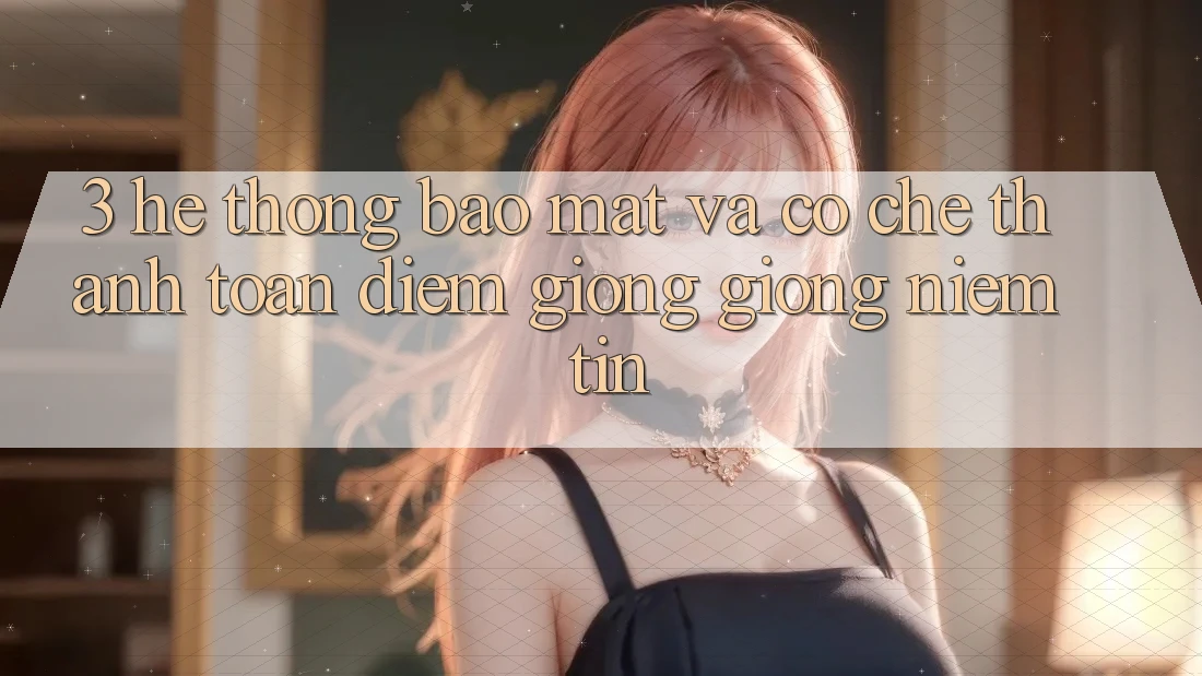 3. Hệ Thống Bảo Mật Và Cơ Chế Thanh toán: Điểm Giống giống Niềm Tin