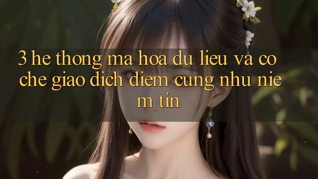 3. Hệ Thống Mã hóa dữ liệu Và Cơ Chế Giao Dịch: Điểm Cũng như Niềm Tin