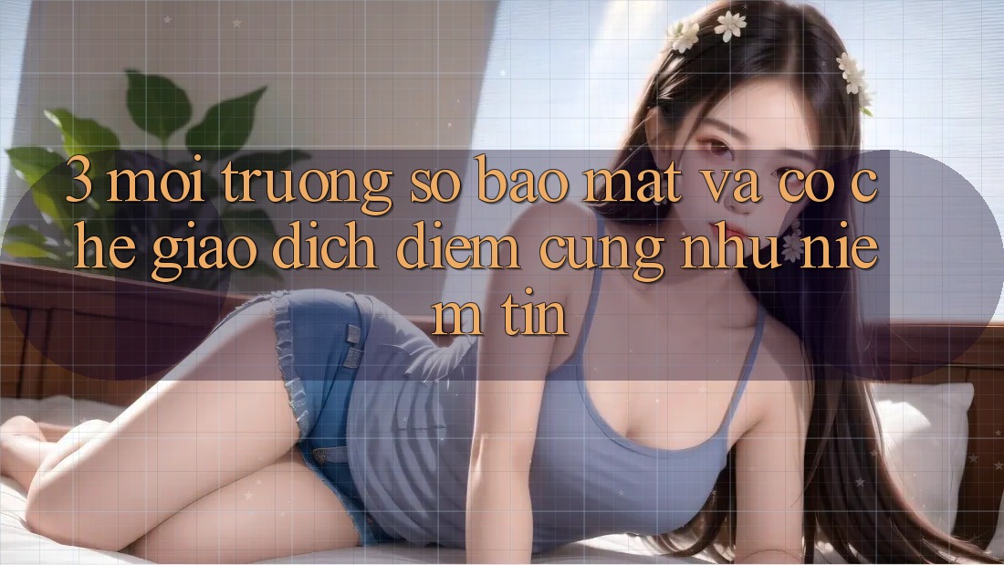 3. Môi trường số Bảo Mật Và Cơ Chế Giao dịch: Điểm Cũng như Niềm Tin 3. Môi trường số Bảo Mật Và Cơ Chế Giao dịch: Điểm Cũng như Niềm Tin