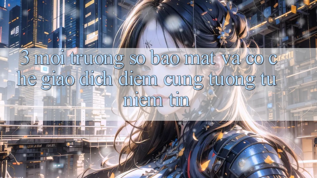3. Môi trường số Bảo Mật Và Cơ Chế Giao Dịch: Điểm Cũng tương tự Niềm Tin 3. Môi trường số Bảo Mật Và Cơ Chế Giao Dịch: Điểm Cũng tương tự Niềm Tin