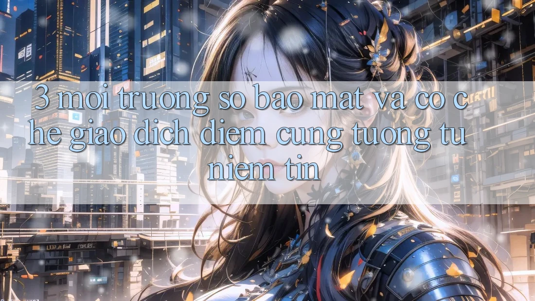 3. Môi trường số Bảo Mật Và Cơ Chế Giao Dịch: Điểm Cũng tương tự Niềm Tin