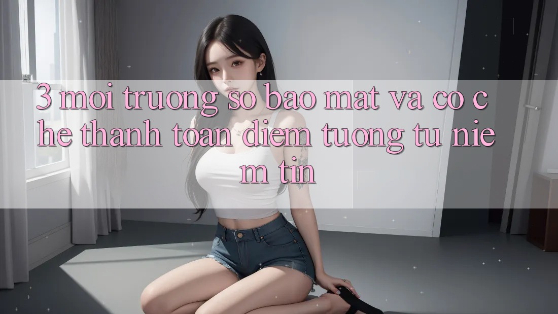 3. Môi trường số Bảo Mật Và Cơ Chế Thanh toán: Điểm Tương tự Niềm Tin 3. Môi trường số Bảo Mật Và Cơ Chế Thanh toán: Điểm Tương tự Niềm Tin