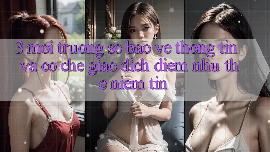 3. Môi trường số Bảo vệ thông tin Và Cơ Chế Giao Dịch: Điểm Như thể Niềm Tin