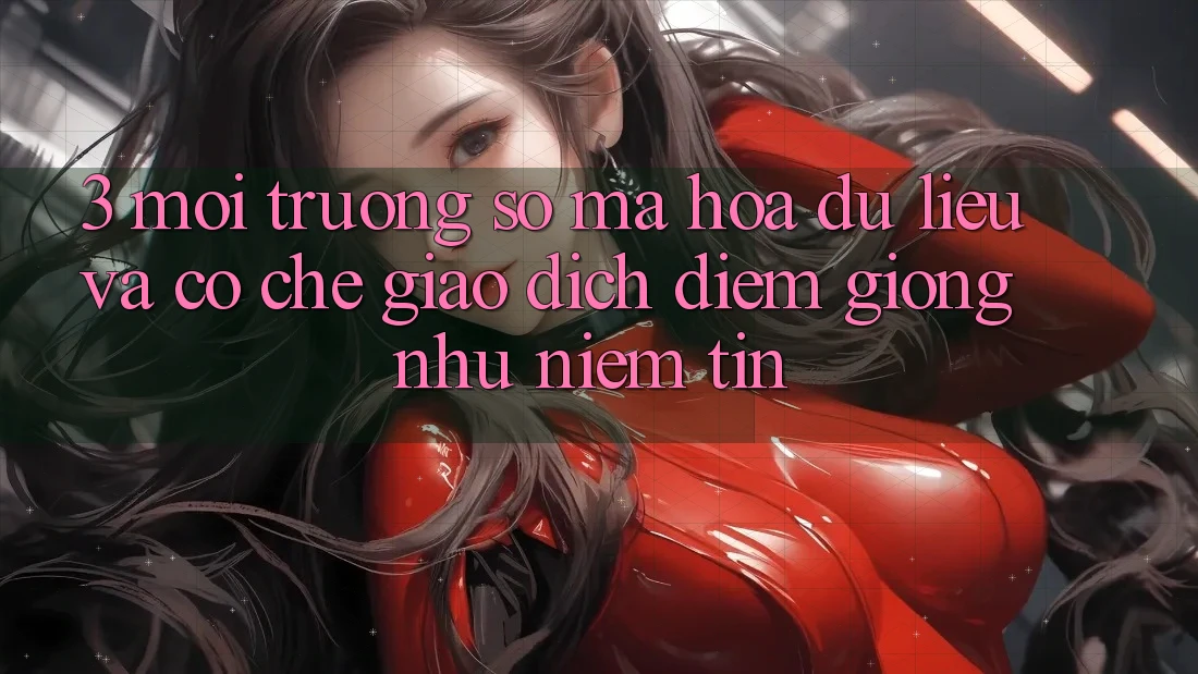 3. Môi trường số Mã hóa dữ liệu Và Cơ Chế Giao Dịch: Điểm Giống như Niềm Tin 3. Môi trường số Mã hóa dữ liệu Và Cơ Chế Giao Dịch: Điểm Giống như Niềm Tin