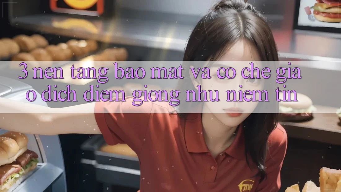 3. Nền tảng Bảo Mật Và Cơ Chế Giao Dịch: Điểm Giống như Niềm Tin 3. Nền tảng Bảo Mật Và Cơ Chế Giao Dịch: Điểm Giống như Niềm Tin