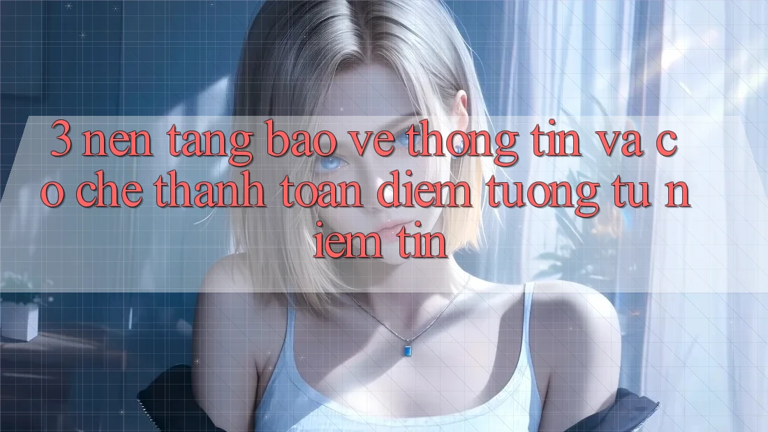 3. Nền tảng Bảo vệ thông tin Và Cơ Chế Thanh toán: Điểm Tương tự Niềm Tin 3. Nền tảng Bảo vệ thông tin Và Cơ Chế Thanh toán: Điểm Tương tự Niềm Tin