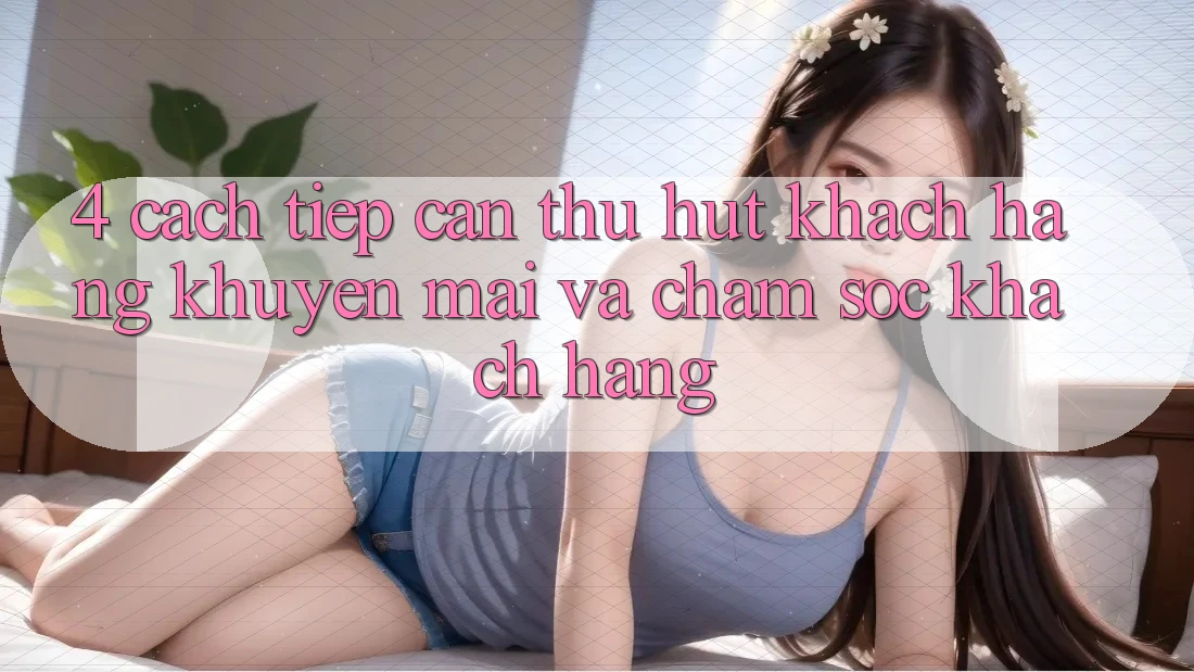 4. Cách tiếp cận Thu Hút Khách hàng: Khuyến mãi Và Chăm Sóc Khách Hàng
