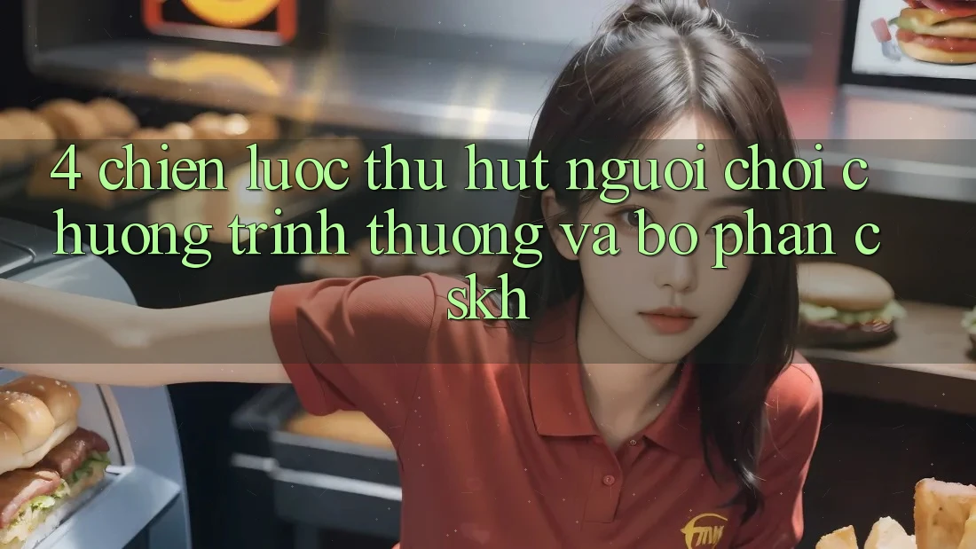 4. Chiến Lược Thu Hút Người Chơi: Chương trình thưởng Và Bộ phận CSKH 4. Chiến Lược Thu Hút Người Chơi: Chương trình thưởng Và Bộ phận CSKH