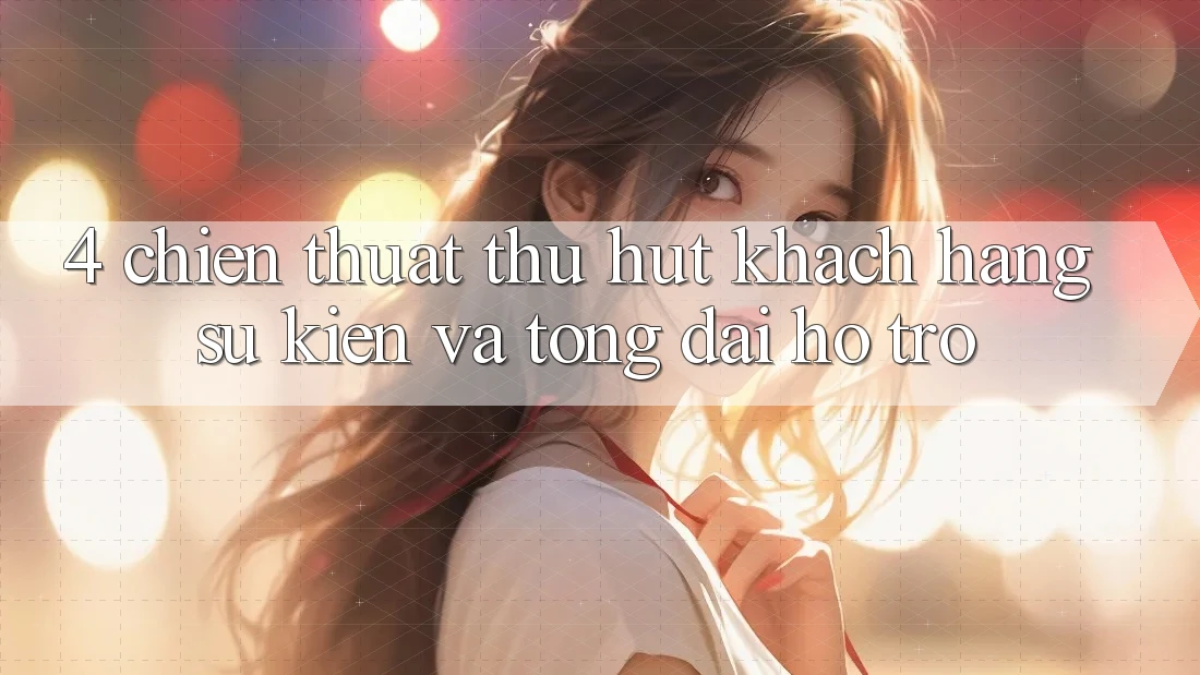 4. Chiến thuật Thu Hút Khách hàng: Sự kiện Và Tổng đài hỗ trợ 4. Chiến thuật Thu Hút Khách hàng: Sự kiện Và Tổng đài hỗ trợ