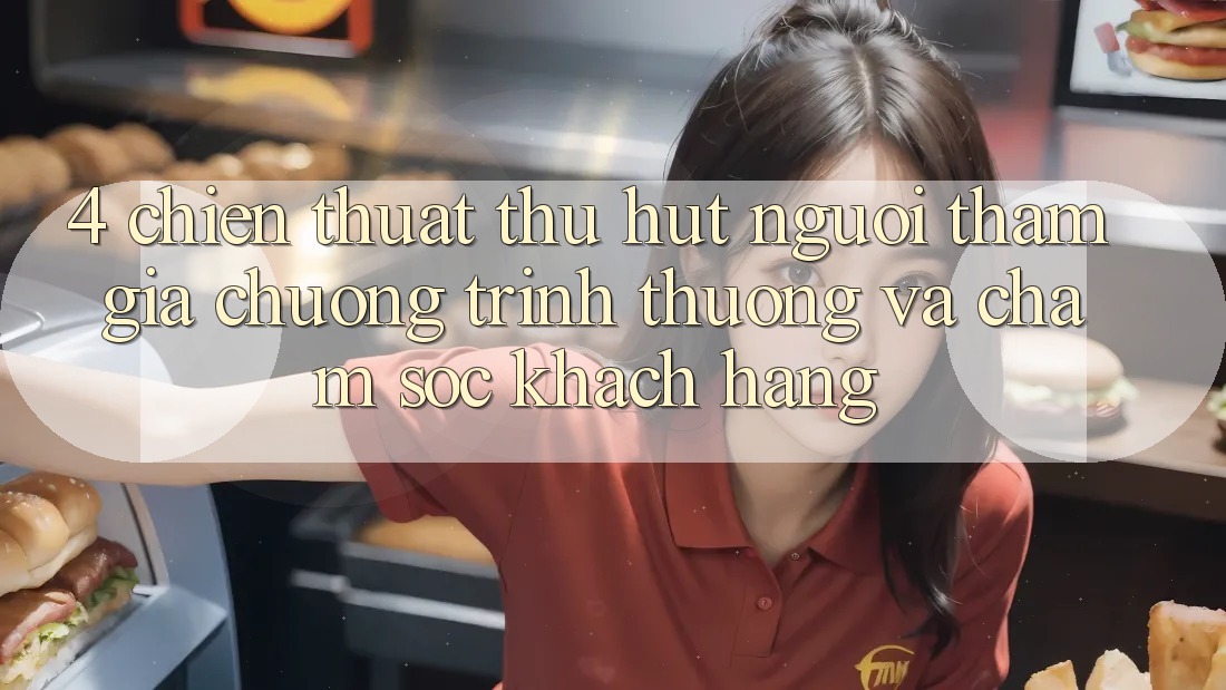 4. Chiến thuật Thu Hút Người tham gia: Chương trình thưởng Và Chăm Sóc Khách Hàng