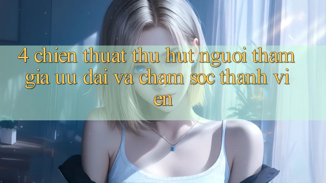 4. Chiến thuật Thu Hút Người tham gia: Ưu Đãi Và Chăm Sóc Thành viên