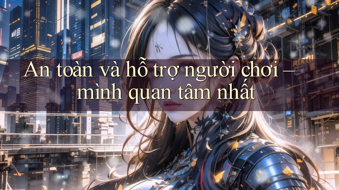 An toàn và hỗ trợ người chơi – mình quan tâm nhất An toàn và hỗ trợ người chơi – mình quan tâm nhất