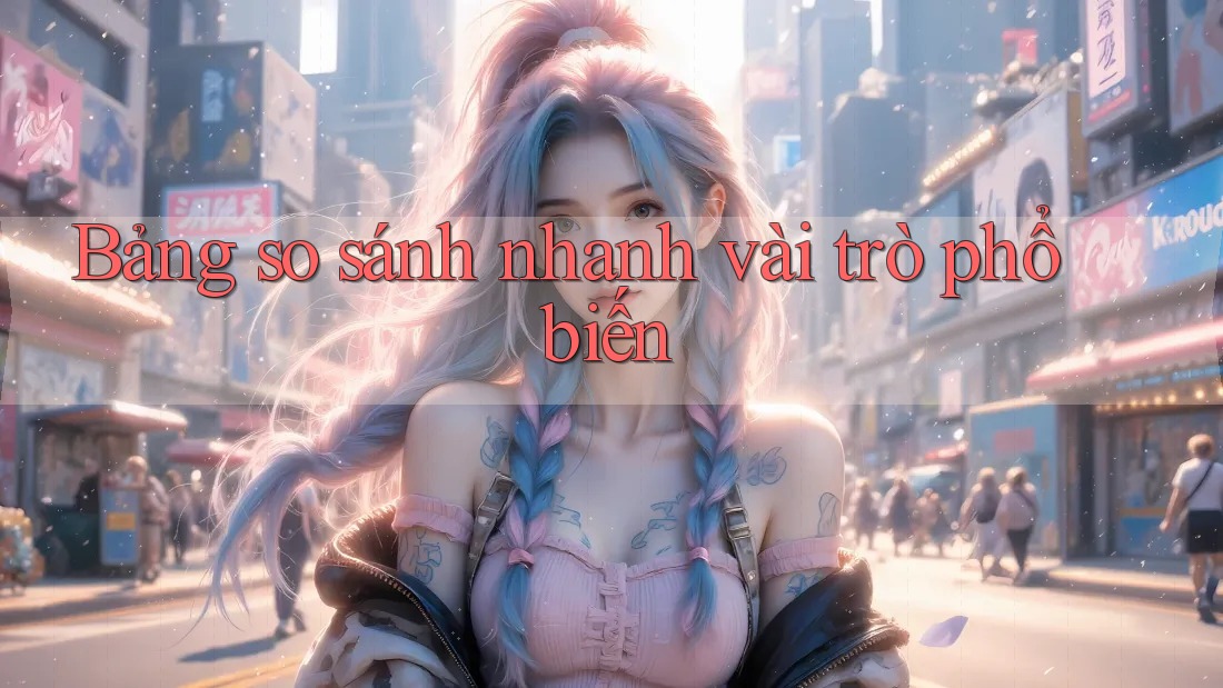 Bảng so sánh nhanh vài trò phổ biến