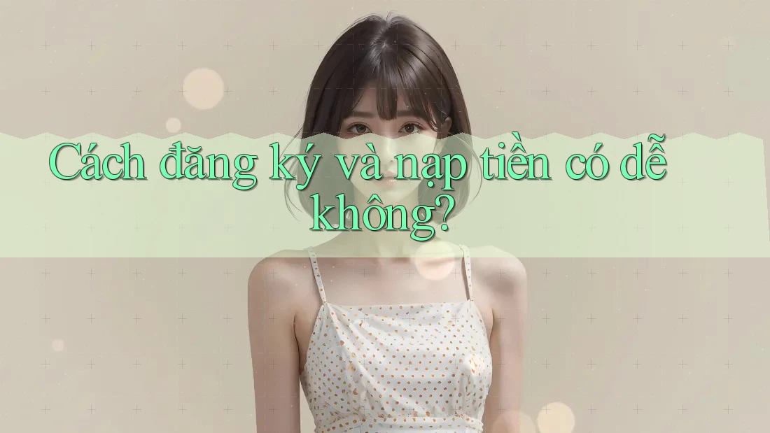 Cách đăng ký và nạp tiền có dễ không? Cách đăng ký và nạp tiền có dễ không?
