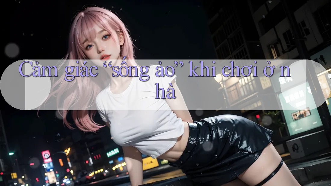 Cảm giác “sống ảo” khi chơi ở nhà