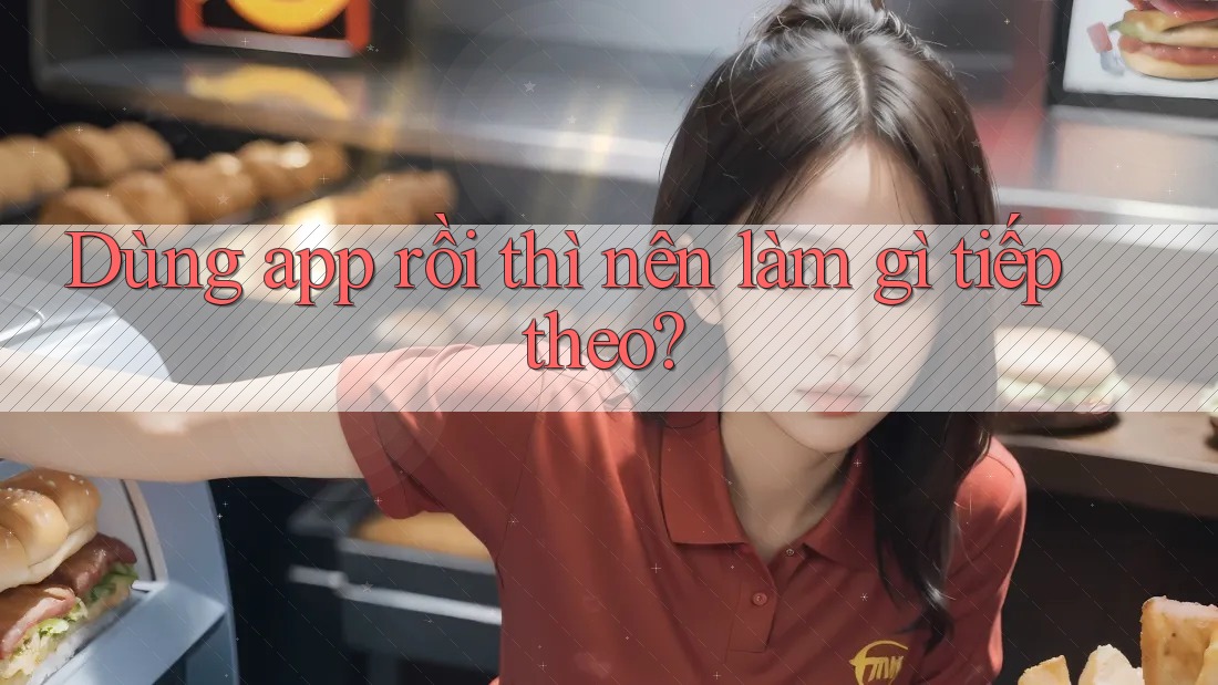 Dùng app rồi thì nên làm gì tiếp theo? Dùng app rồi thì nên làm gì tiếp theo?