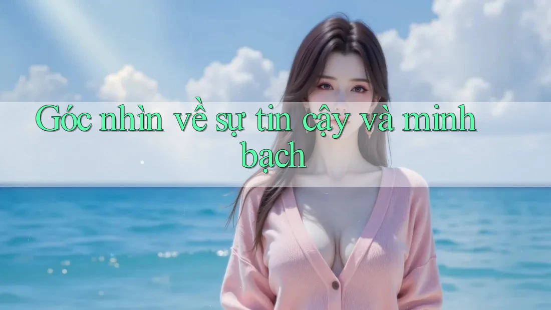 Góc nhìn về sự tin cậy và minh bạch Góc nhìn về sự tin cậy và minh bạch