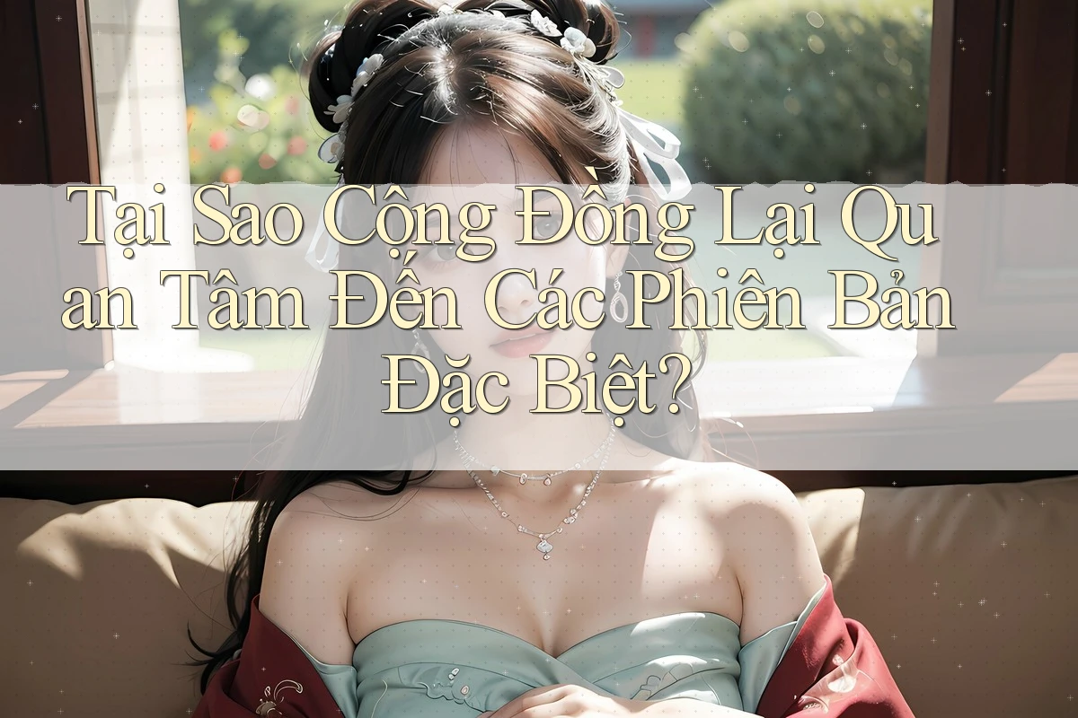Tại Sao Cộng Đồng Lại Quan Tâm Đến Các Phiên Bản Đặc Biệt?